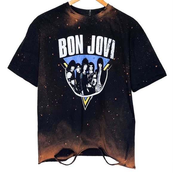 Bon Jovi Tops - Destroyed Bon Jovi Tee